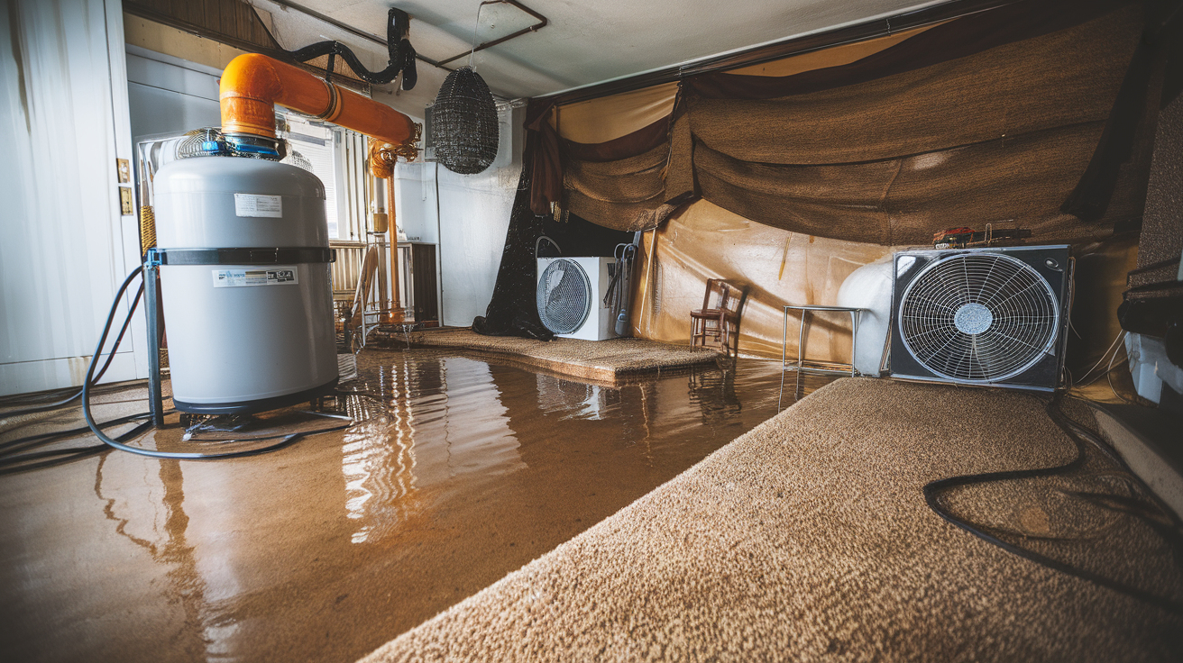Attic and basement mold remediation